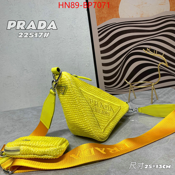 Prada Bags(4A)-Triangle,mirror copy luxury ,ID: BP7071,$: 89USD