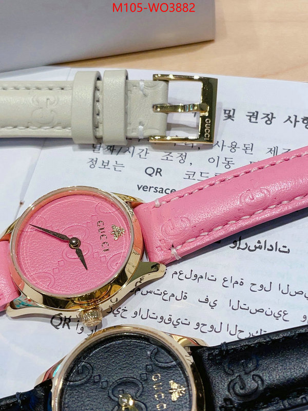 Watch(4A)-Gucci,good quality replica ,ID: WO3882,$: 105USD