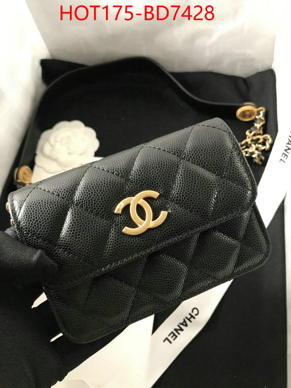 Chanel Bags(TOP)-Diagonal-,ID: BD7428,$: 175USD