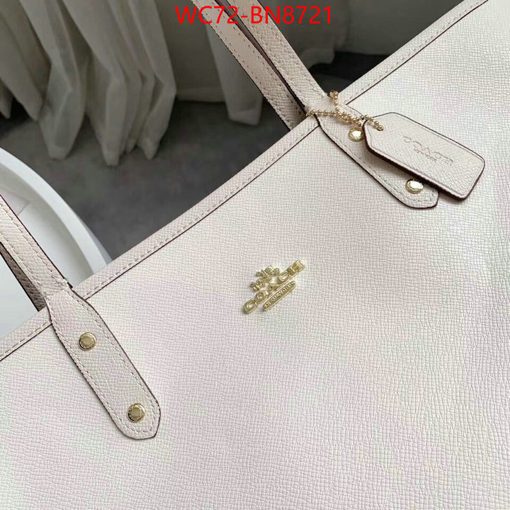 Coach Bags(4A)-Tote-,the highest quality fake ,ID: BN8721,$: 72USD