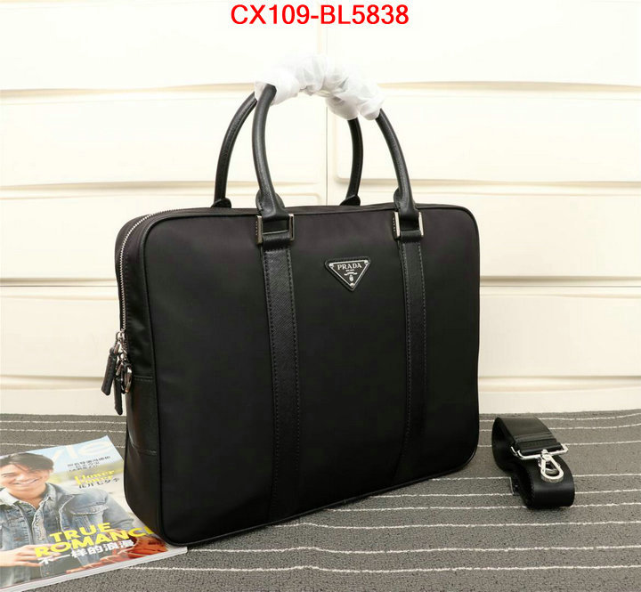 Prada Bags(4A)-Handbag-,buy first copy replica ,ID: BL5838,$: 109USD