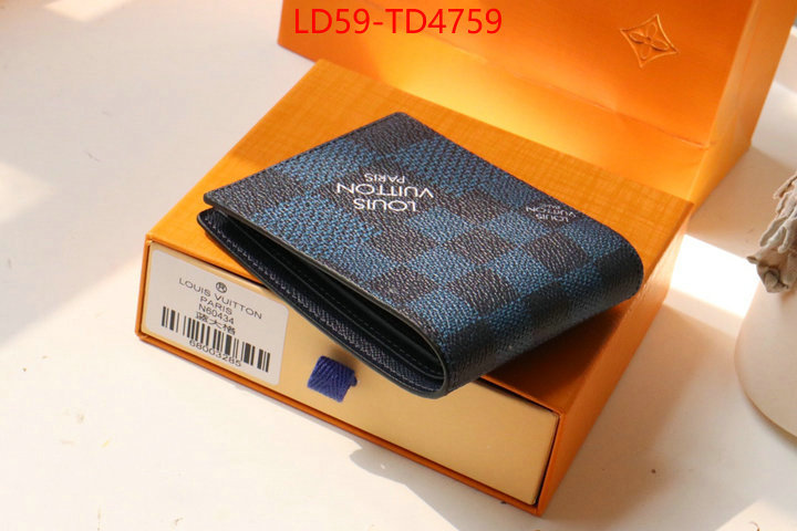 LV Bags(TOP)-Wallet,ID: TD4759,$: 59USD