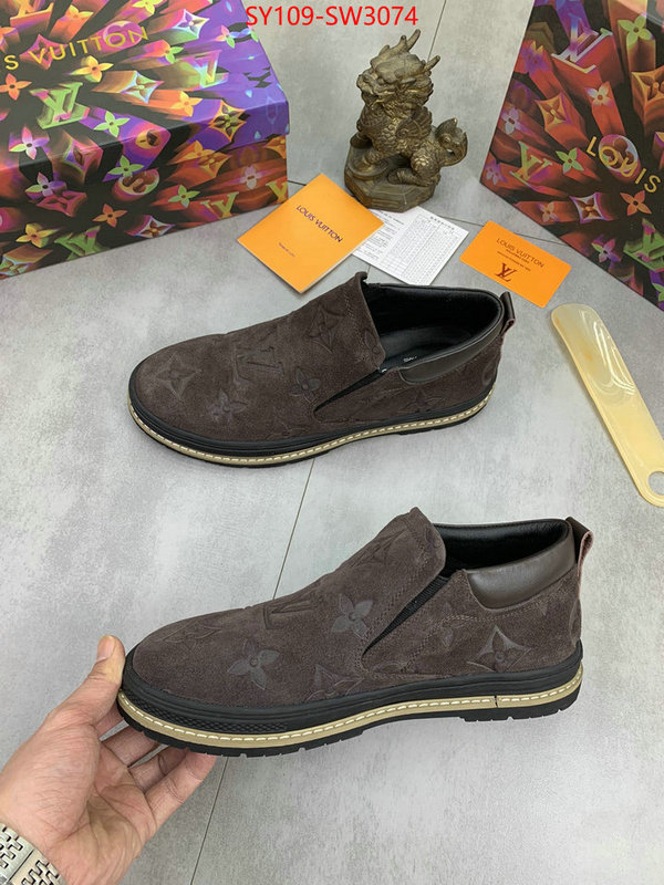 Men Shoes-LV,wholesale imitation designer replicas , ID: SW3074,$: 109USD