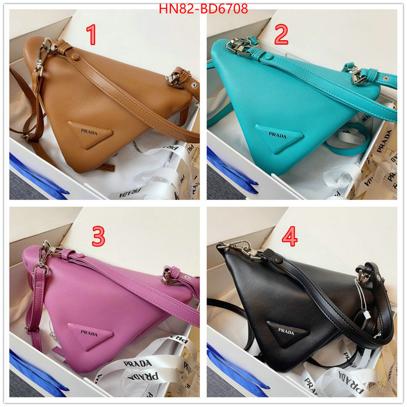 Prada Bags(4A)-Triangle,quality replica ,ID: BD6708,$: 82USD