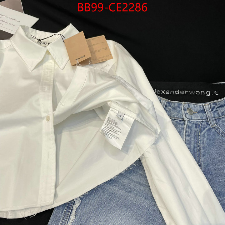 Clothing-MIU MIU,wholesale designer shop , ID: CE2286,$: 99USD