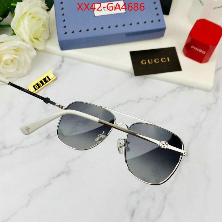 Glasses-Gucci,best aaaaa , ID: GA4686,$: 42USD