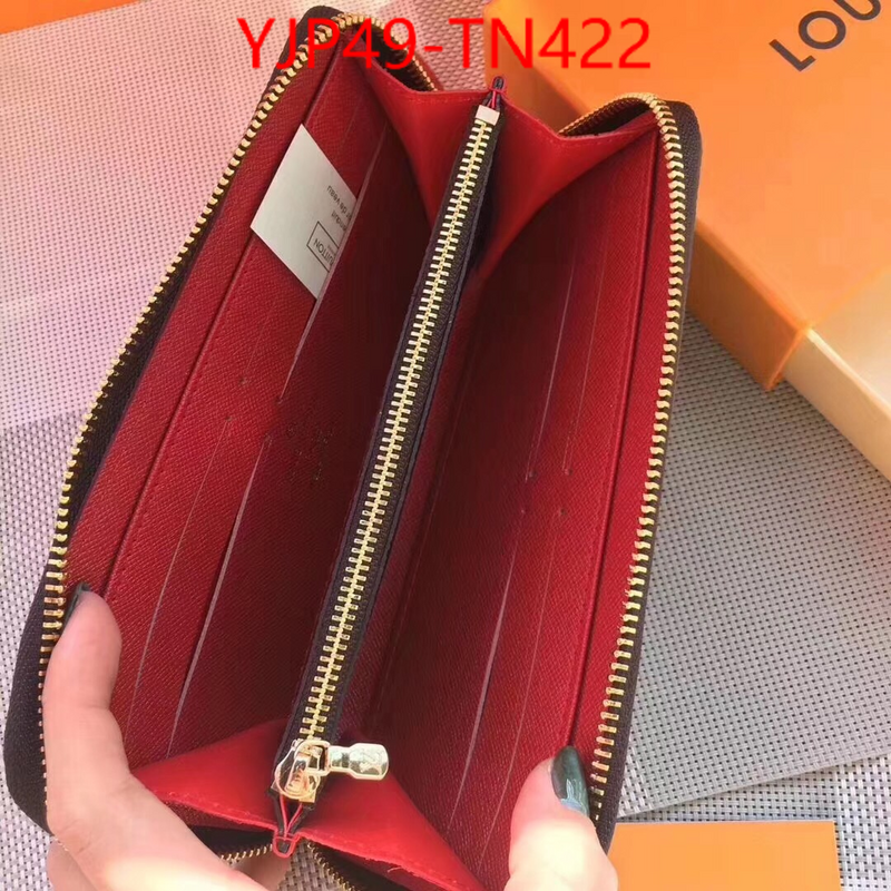LV Bags(4A)-Wallet,ID: TN422,$: 49USD