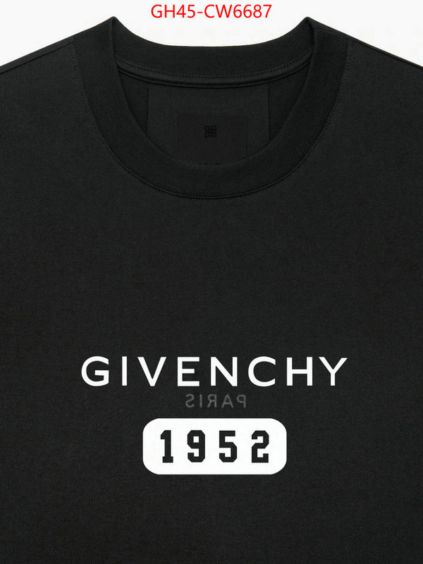 Clothing-Givenchy,luxury fake ,ID: CW6687,$: 45USD