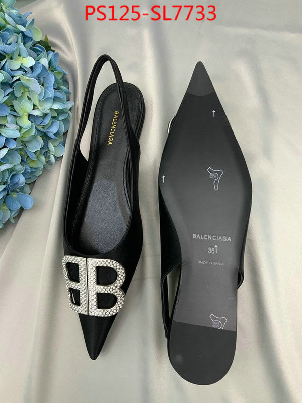 Women Shoes-Balenciaga,buy replica , ID: SL7733,$: 125USD