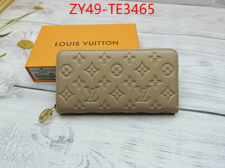 LV Bags(4A)-Wallet,buy high quality cheap hot replica ,ID: TE3465,$: 49USD