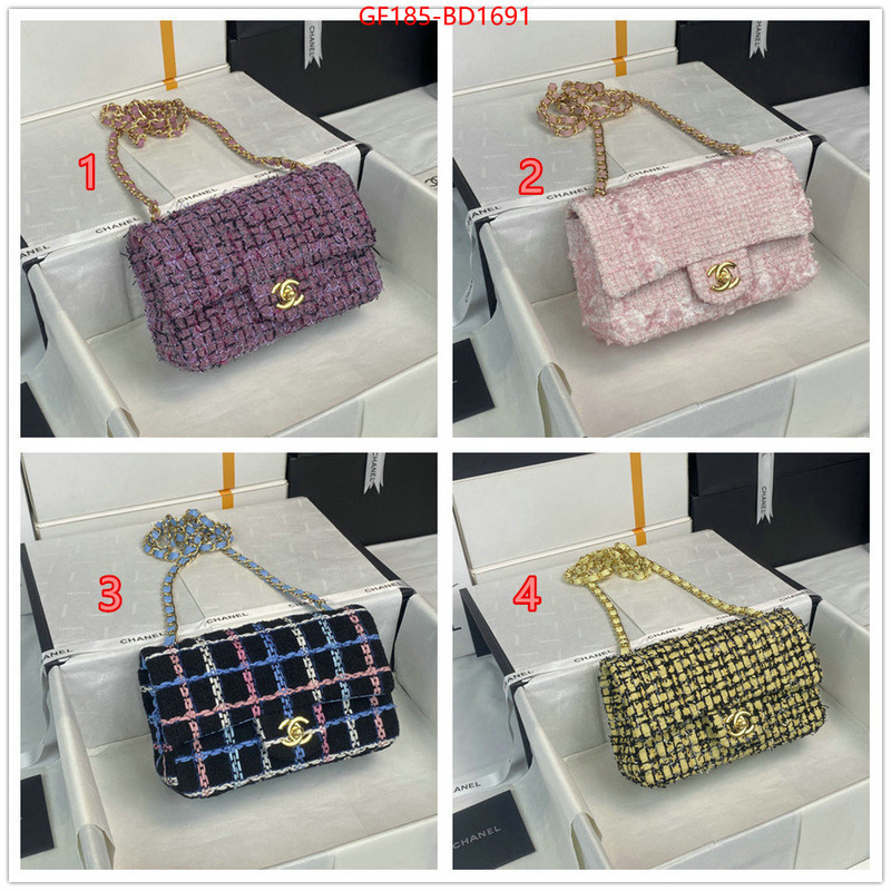 Chanel Bags(TOP)-Diagonal-,ID: BD1691,$: 185USD