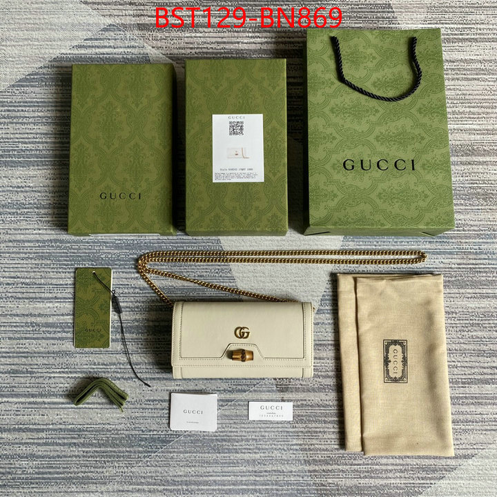 Gucci Bags(TOP)-Diagonal-,ID: BN869,$:129USD