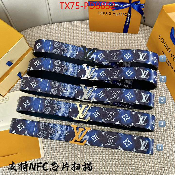 Belts-LV,designer 7 star replica , ID: PD8852,$: 75USD