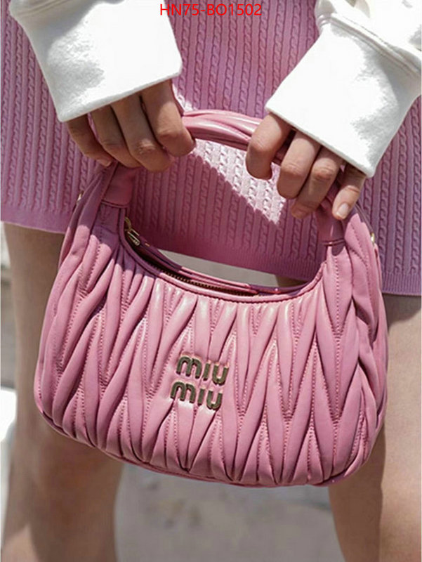 Miu Miu Bags(4A)-Handbag-,top quality fake ,ID: BO1502,$: 75USD