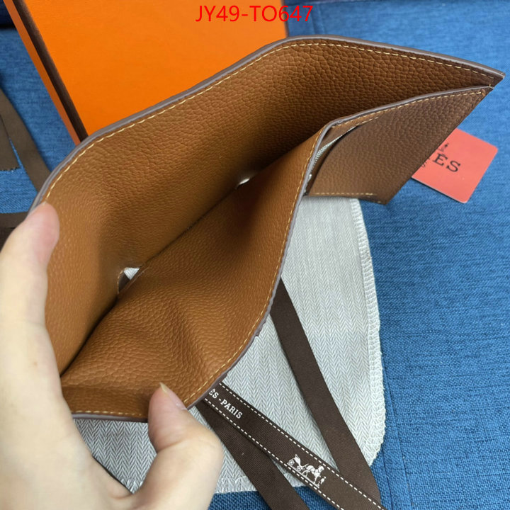 Hermes Bags(4A)-Wallet-,replica 1:1 high quality ,ID: TO647,$: 49USD