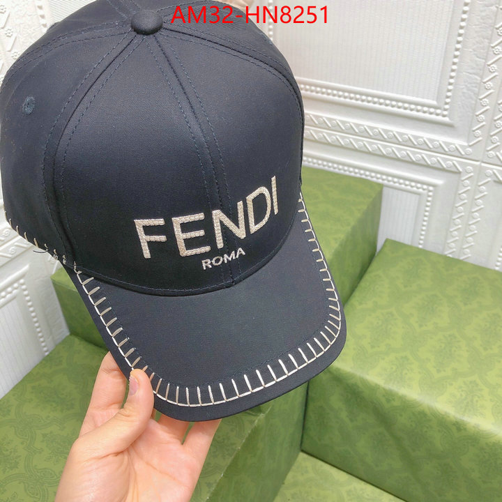 Cap (Hat)-Fendi,high quality customize , ID: HN8251,$: 32USD