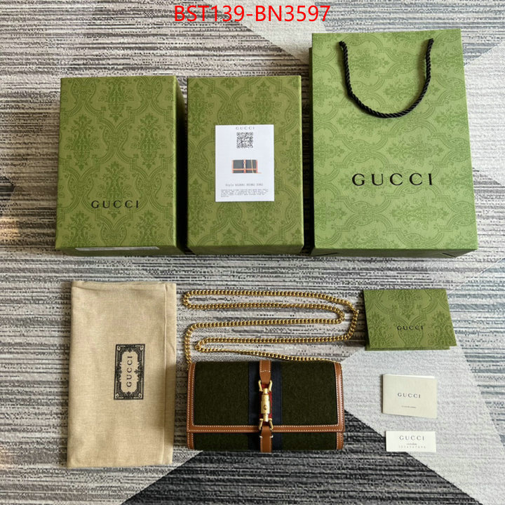 Gucci Bags(TOP)-Diagonal-,top fake designer ,ID: BN3597,$: 139USD