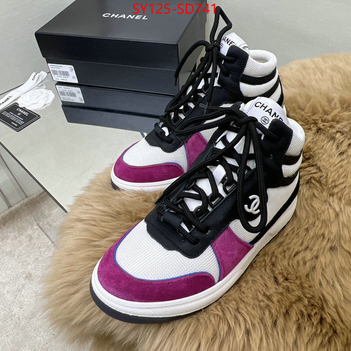 Women Shoes-Chanel,shop cheap high quality 1:1 replica , ID: SD741,$: 125USD