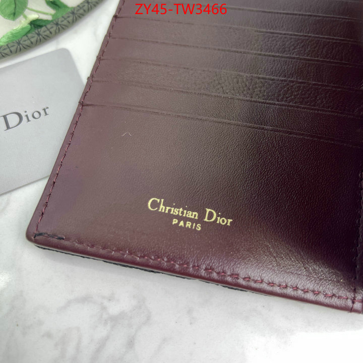 Dior Bags(4A)-Wallet-,ID: TW3466,$: 45USD