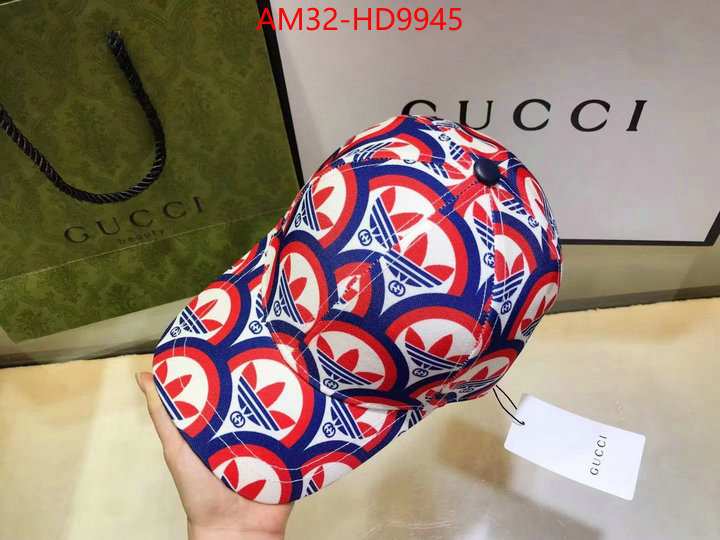Cap (Hat)-Gucci,high quality perfect , ID: HD9945,$: 32USD