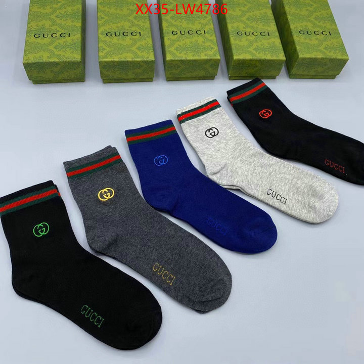 Sock-Gucci,quality aaaaa replica , ID: LW4786,$: 35USD