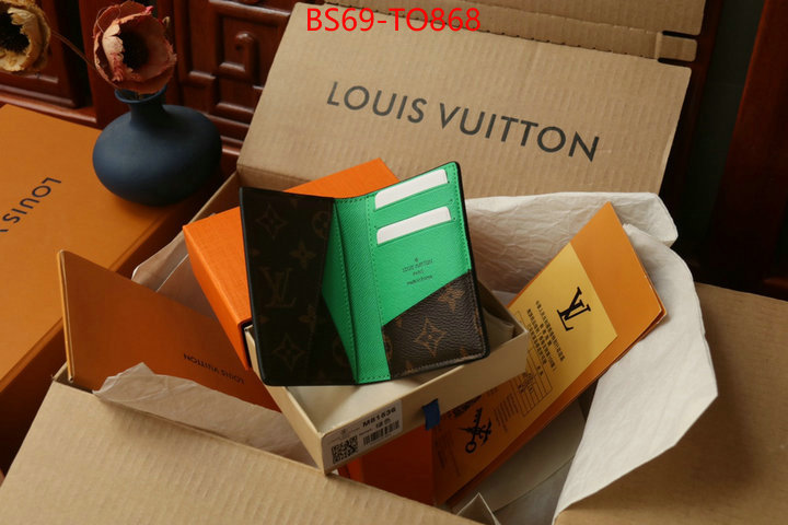 LV Bags(TOP)-Wallet,ID: TO868,$: 69USD