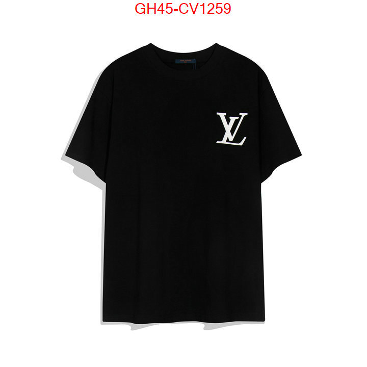 Clothing-LV,wholesale 2023 replica , ID: CV1259,$: 45USD