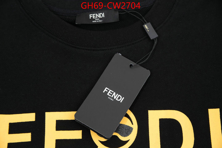 Clothing-Fendi,designer wholesale replica , ID: CW2704,$: 69USD