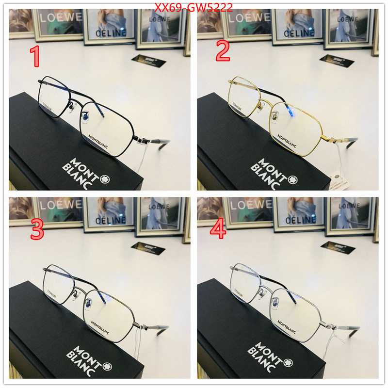 Glasses-Montblanc,aaaaa+ quality replica , ID: GW5222,$: 69USD