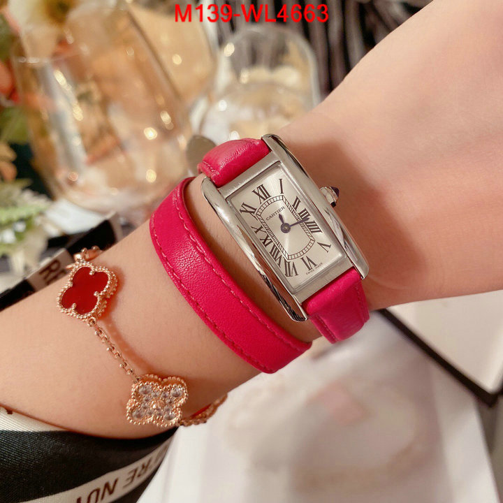 Watch(4A)-Cartier,luxury cheap , ID: WL4663,$: 139USD