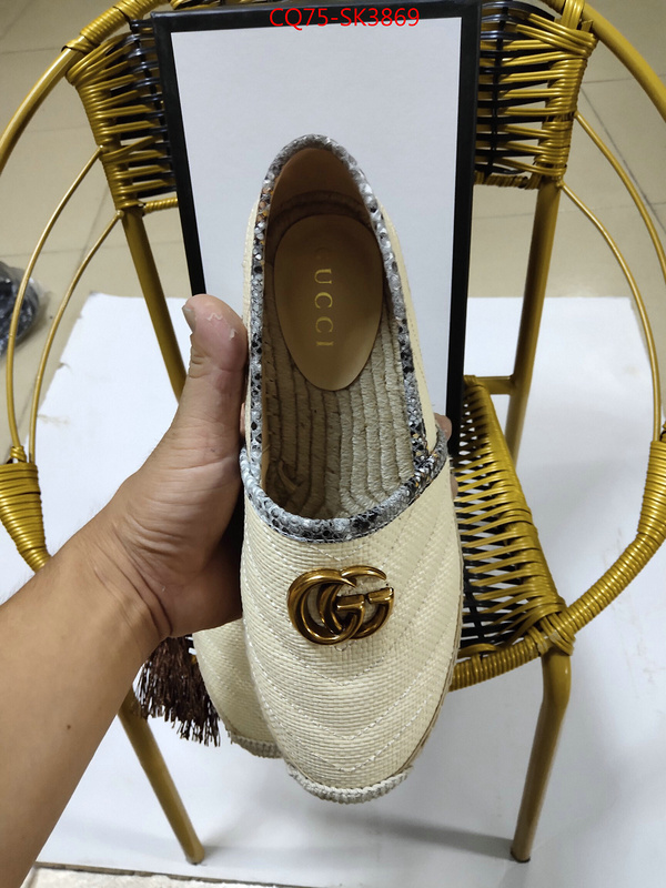 Women Shoes-Gucci,aaaaa class replica , ID: SK3869,$: 75USD