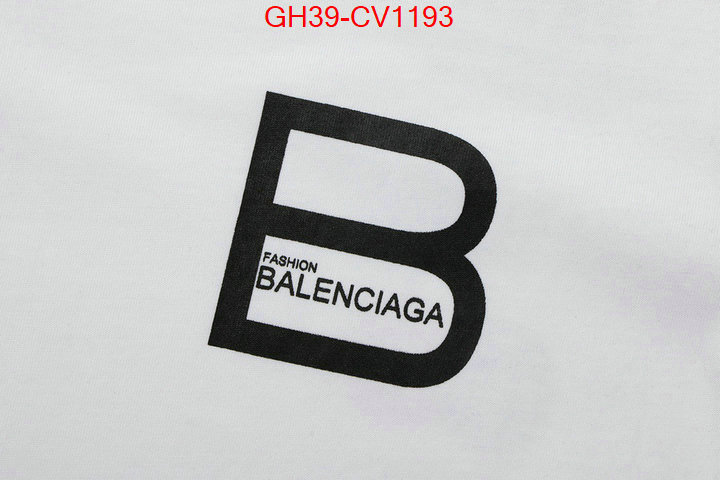 Clothing-Balenciaga,2023 aaaaa replica customize , ID: CV1193,$: 39USD