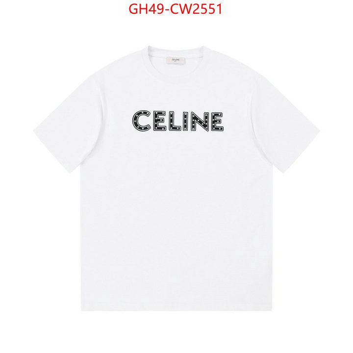 Clothing-Celine,what is a 1:1 replica , ID: CW2551,$: 49USD