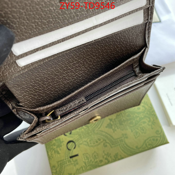 Gucci Bags(4A)-Wallet-,2023 replica ,ID: TD9546,$: 59USD