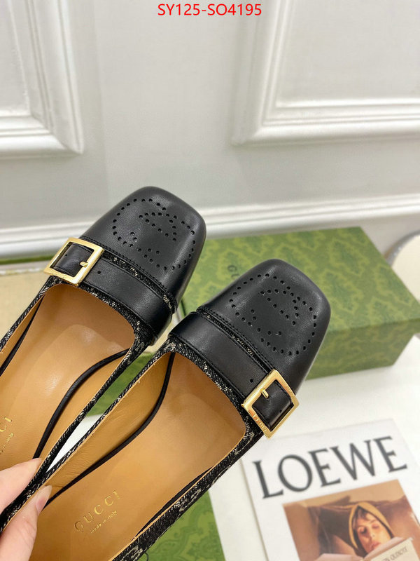 Women Shoes-Gucci,high quality 1:1 replica , ID: SO4195,$: 125USD