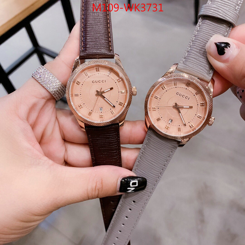 Watch(4A)-Gucci,top designer replica , ID: WK3731,$:109USD