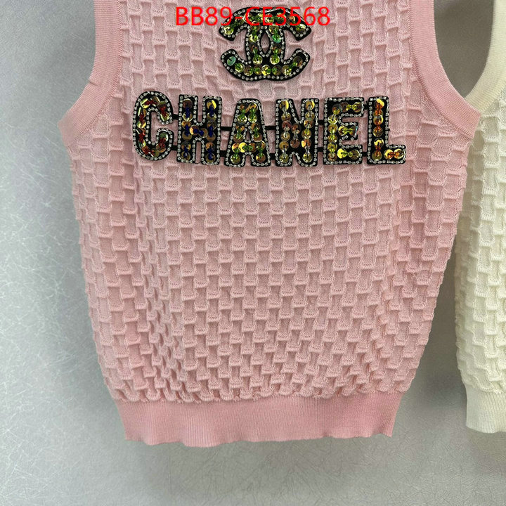 Clothing-Chanel,counter quality ,ID: CE3568,$: 89USD