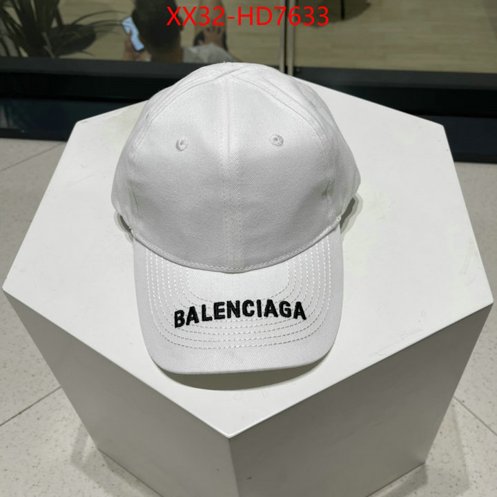 Cap (Hat)-Balenciaga,high quality 1:1 replica , ID: HD7633,$: 32USD