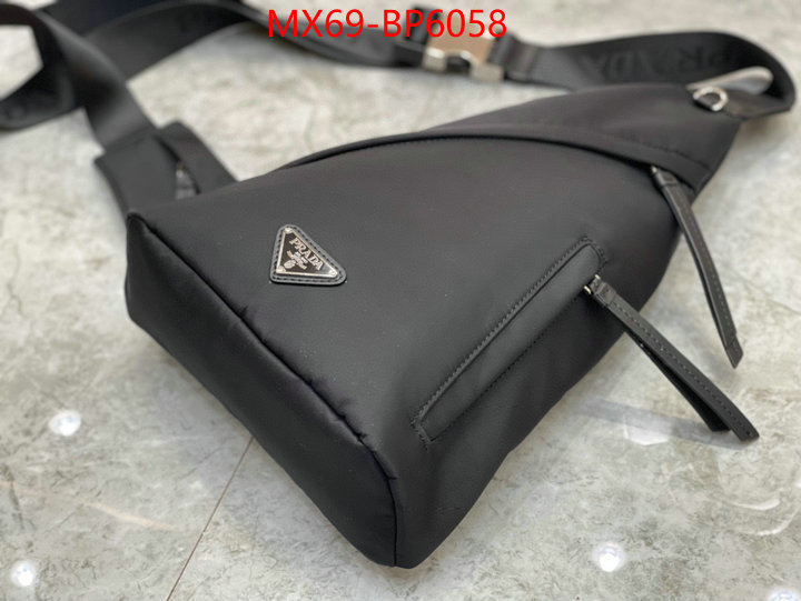 Prada Bags(4A)-Diagonal-,replica 1:1 high quality ,ID: BP6058,$: 69USD