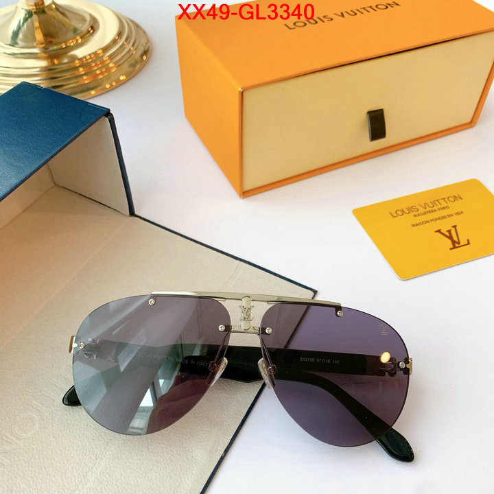 Glasses-LV,high quality 1:1 replica , ID: GL3340,$: 49USD