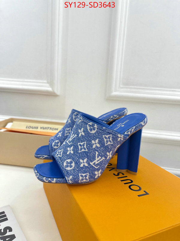 Women Shoes-LV,we provide top cheap aaaaa , ID: SD3643,$: 129USD