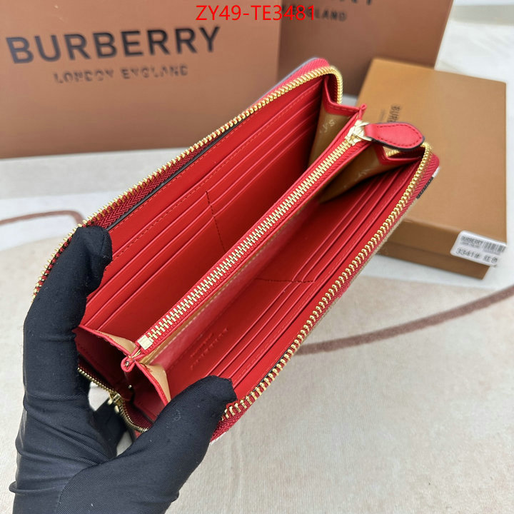 Burberry Bags(4A)-Wallet,what is aaaaa quality ,ID: TE3481,$: 49USD