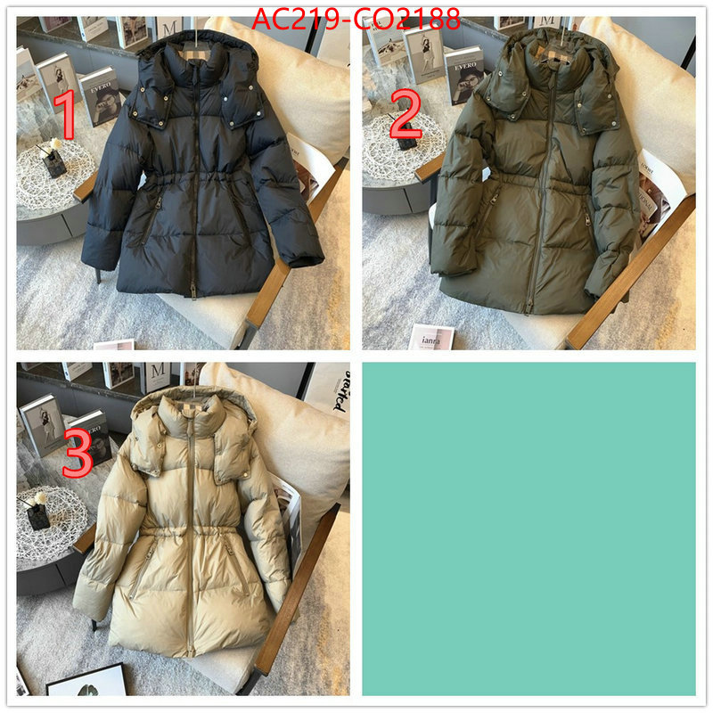 Down jacket Women-Burberry,fake designer , ID: CO2188,$: 219USD