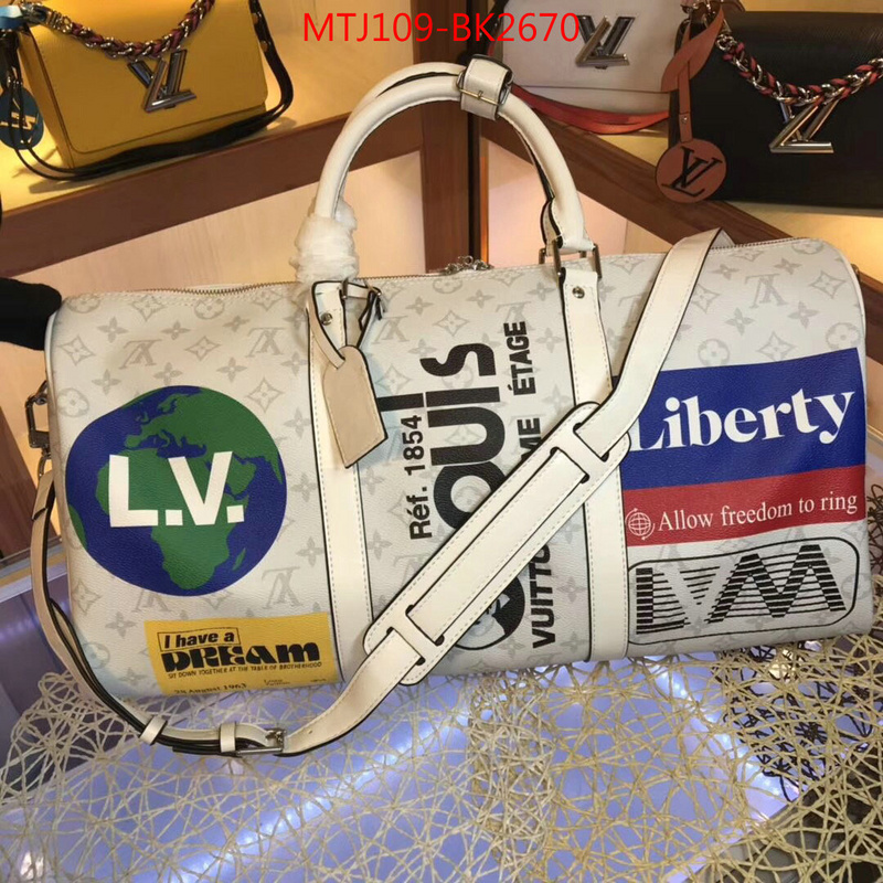 LV Bags(4A)-Keepall BandouliRe 45-50-,store ,ID: BK2670,$:109USD