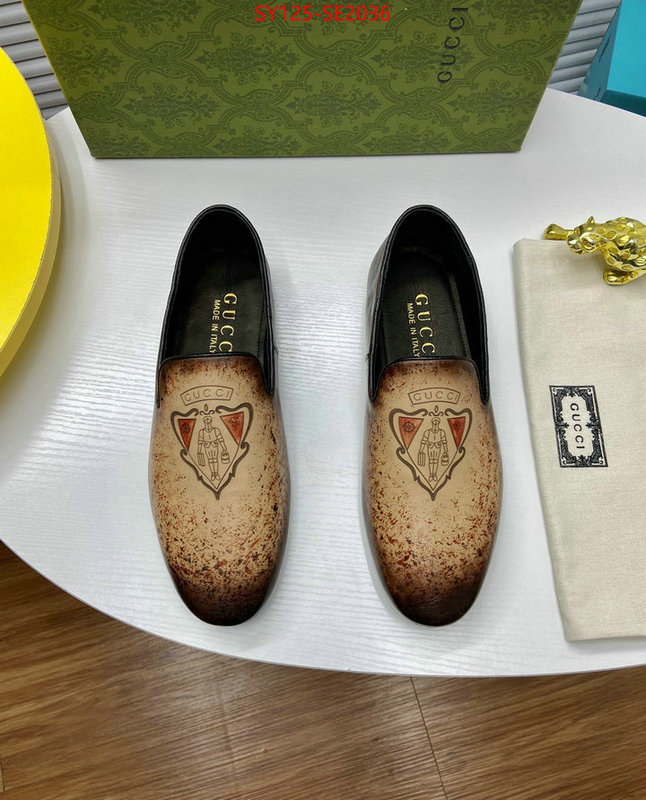 Men Shoes-Gucci,shop cheap high quality 1:1 replica , ID: SE2036,$: 125USD