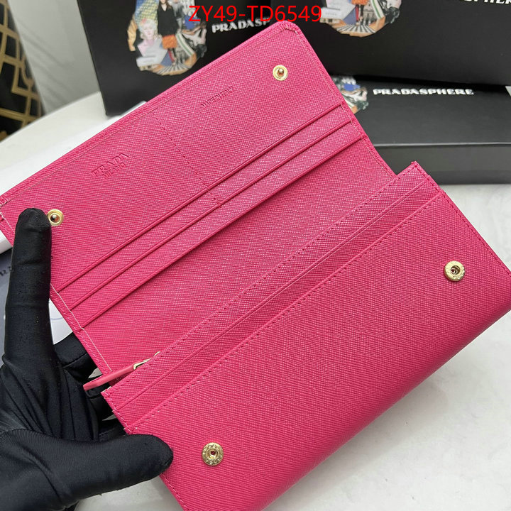 Prada Bags(4A)-Wallet,1:1 replica ,ID: TD6549,$: 49USD