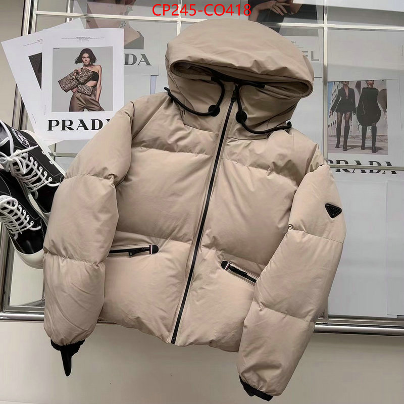 Down jacket Women-Prada,same as original , ID: CO418,$: 245USD