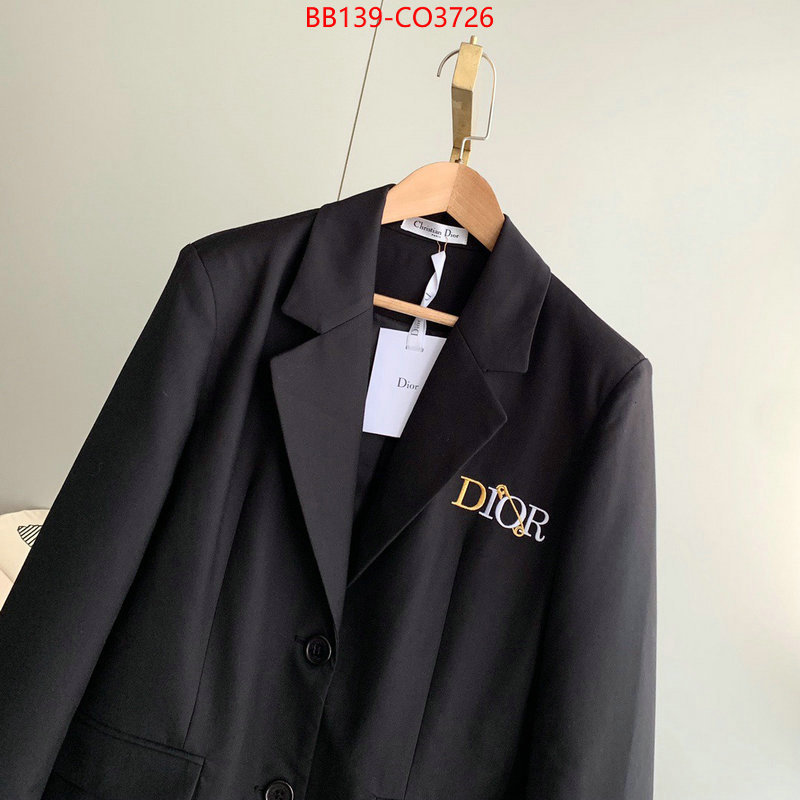 Clothing-Dior,1:01 , ID: CO3726,$: 139USD