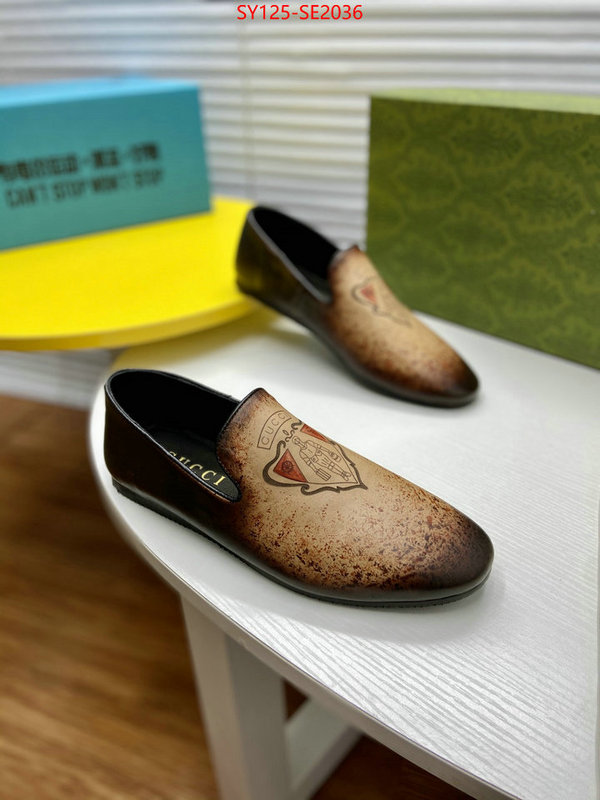 Men Shoes-Gucci,shop cheap high quality 1:1 replica , ID: SE2036,$: 125USD