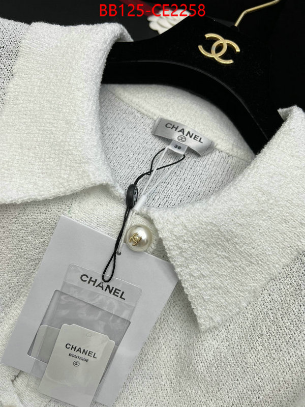 Clothing-Chanel,what's the best place to buy replica , ID: CE2258,$: 125USD